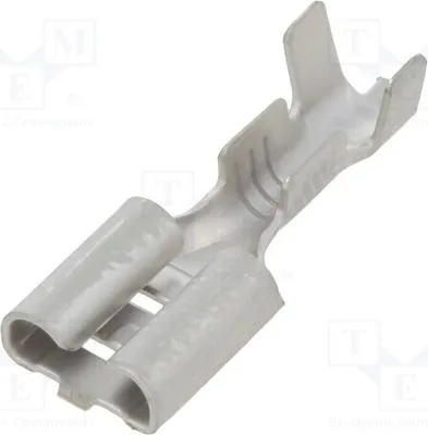 Obrázek produktu pro 20 konektorů: ploché, 0,8 mm, 6,3 mm, pro vodiče 0,5÷2 mm², samice, pro kabely ST-005/05-20T, izolované