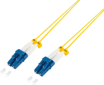 Produktbild von LogiLink LWL Patchkabel 2x LC-Duplex OS2 dünn 10 m