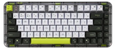 Produktbild von ASUS Jelly75 KD201 KEYBOARD/VT-GN/GE/83, 75%, Verkabelt & Kabellos, USB + RF Wireless + Bluetooth, Mechanischer Switch, Mehrfarbig