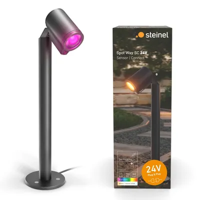 Produktbild von Steinel LED Wegeleuchte Spot Way 24V Bewegungssensor warmweiß-neutralweiß anthrazit