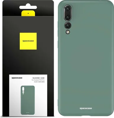 Image de Coque en silicone SPACECASE Coque en silicone pour Huawei P20 Pro Vert