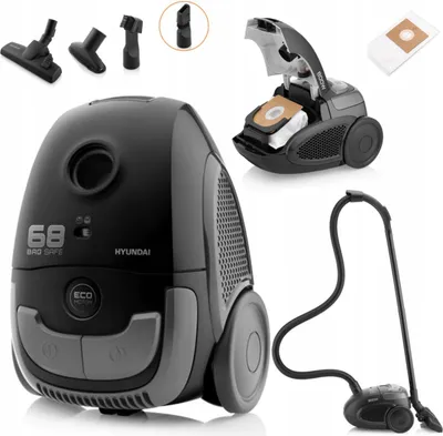 Produktbild von Hyundai Vc068B 800W Eco Staubsauger Für Teppiche Polsterung Leise & Leicht