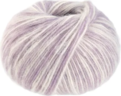 Produktbild von Lana Grossa - Natural Alpaca Pelo Color 0202 rohweiß flieder