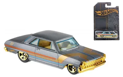 Zdjęcie produktu dla Angličák Hot Wheels Satin and Chrome 63 Chevy II GHH73