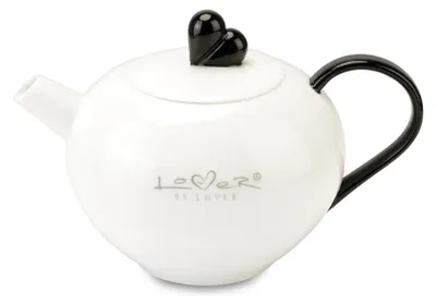 Obrázok produktu pre BergHOFF Lover by Lover 3800011, Jedna kanvica, 1200 ml, Čierna, Biela, Porcelán, 165 mm, 24 cm