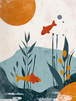 Image de Affiche 30 x 40 cm Monde sous-marin