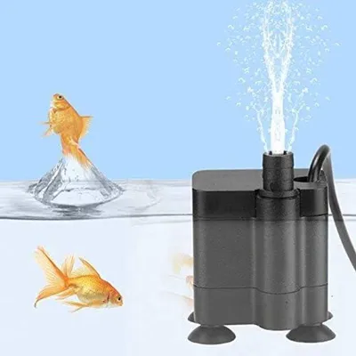 Mini USB Tauchpumpe für Aquarium und Teich - Wasserpumpe für Fischtank - 1 W - Unterwasserbrunnen