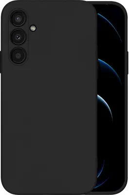 Produktbild von Hülle für Samsung Galaxy A54 5G mit 9H Displayglas Displayschutz Plus Case Cover Bumper Silikon Softgrip Schutzhülle Farbe: Schwarz