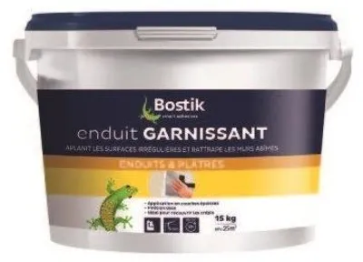 Image de Enduit Garnissant Bostik 15kg Garnissage Et Lissage Murs Intérieurs - Bostik