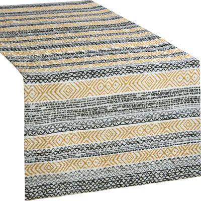 Produktbild von Erwin Müller Tischläufer schwarz-beige 40x100 cm