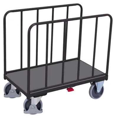Produktbild von VARIOfit Seitenbügelwagen mit Rohrwänden 1260x740mm Anthrazitgrau RAL 7016