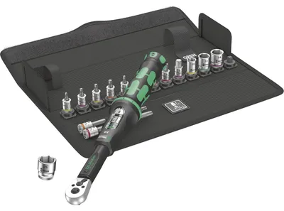 Image de Kit d'outils de serrage Wera pour vélos, modèle Torque, 16 pièces