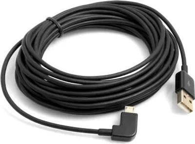 Produktbild von Micro USB Kabel rechts gewinkelt Stecker zu USB 2.0 Typ A (male) ca. 5m