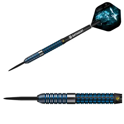 Produktbild von Datadart | Parallax | Steeldarts | 90% Tungsten | 25g | Schwarz Blau | Dartpfeile Set