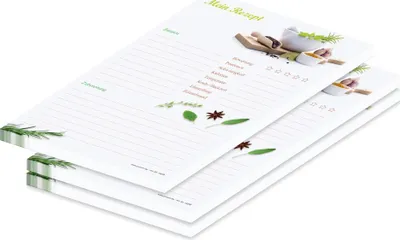 Image de PRICARO Bloc de recettes "Épices", A5, 3 pièces