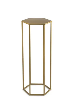 Obrázek produktu pro Kvìtinový stojan, stojící kvìtinový záhon, moderní, kov, podkroví, zlato 70 cm