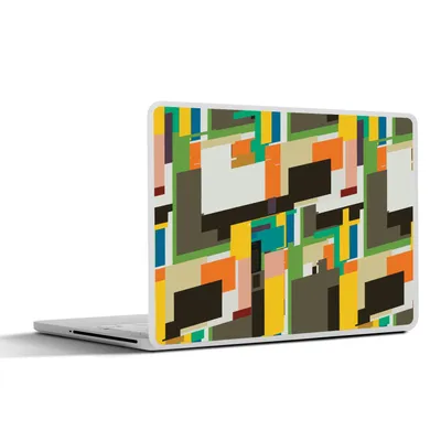 Produktbild von MuchoWow® Laptop Aufkleber Sticker Cover Geometrisch - Muster - Abstrakt 40x30 cm - Laptop Dekoration - Selbstklebend