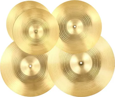 Image de Pack de cymbales 4 pièces Batterie 14 16 18 20 pouces Cymbales pour batterie