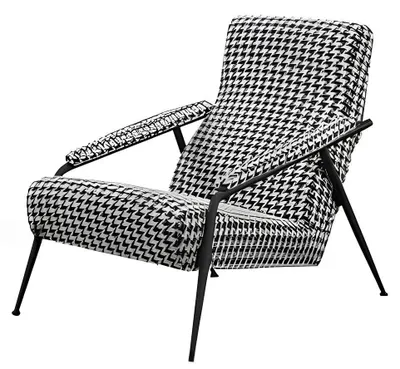 Productafbeelding van Relaxfauteuil, leestoel, clubfauteuil, cocktailstoel, relaxstoel, textiel, MBK-SD1901