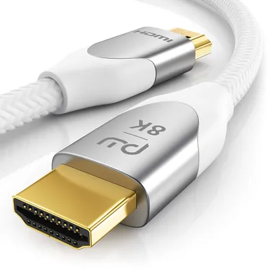Produktbild von 3m 8K HDMI Kabel 2.1 - 8K @ 60Hz 4K @ 120Hz DSC - HDTV 7680 x 4320 - UHD II - HDMI 2.1 2.0a 2.0b - 3D - Highspeed HDMI Kabel - HDR - ARC - Präzisionsstecker - kompatibel zu Blu Ray PS4 PS5 Xbox