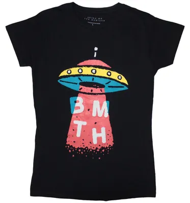 Produktbild von Bring Me The Horizon Alien Black S Damen T-Shirt