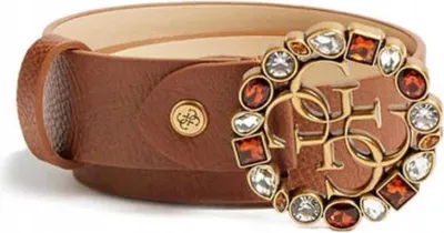 Zdjęcie produktu dla Pasek damski GUESS w kolorze brązowym - model BW7511VIN35-CBZ, rozmiar M