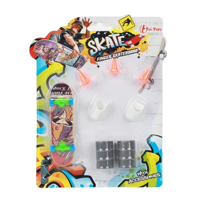 Obrázok produktu pre Toi-toys Skate-Finger-Skateboard s príslušenstvom
