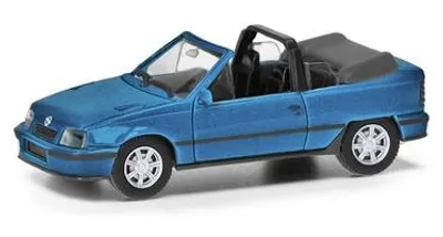 Produktbild von Herpa 430920 - 1/87 Opel Kadett E Gsi Cabrio, laserblaumetallic - Neu