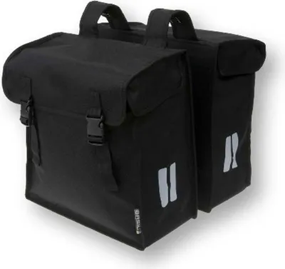 Produktbild von Basil mara xxl Doppelfahrradbeutel - 47L - Ladies Herens - City City - Schwarz
