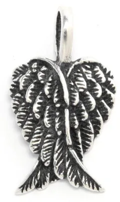 Produktbild von Engelflügel-Paar Schmuck Anhänger 925er Silber - Engel - 32x14mm