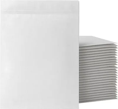 Produktbild von Versandtaschen Kurierversand Luftpolsterumschläge Weiß Schutzumschläge E15, 215 x 265 mm, 100 Stück