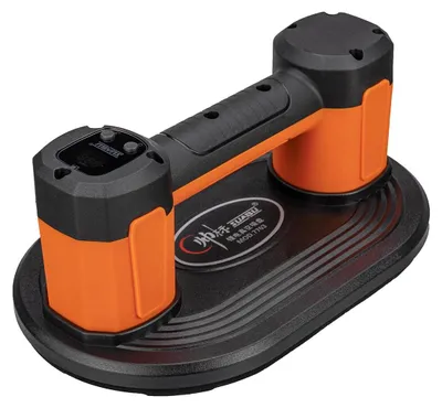 Produktbild von Elektrischer Vakuum Saugheber Glasheber - Elektrische Saugplatte - 180 kg Tragkraft - Smart Display - 1500 mAh Akku - Für Glas und Fliesen - Schwerlast