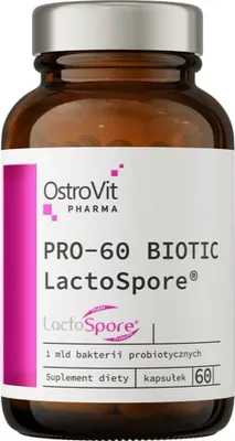 Produktbild von OstroVit Pro-60 Biotic LactoSpore – 60 Kapseln