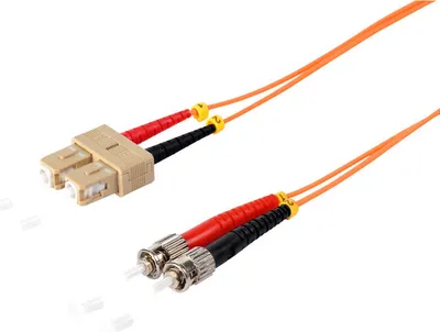 Productafbeelding van Dubbelgeëindig patchkabel SC/ST, 50/125µm, OM2, 2 meter