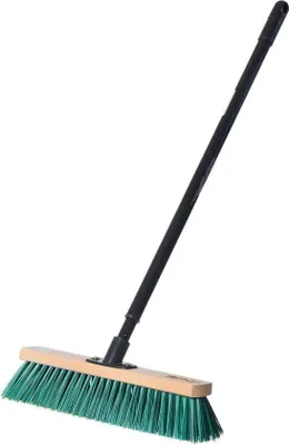 Obrázek produktu pro Teleskopický smeták 40 cm, zelený, s umělými štětinami, nastavitelný