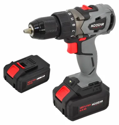 Immagine prodotto di Hoozar 18v 2x4.0ah 60nm avvitatore cd60bl-m2