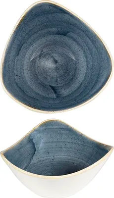 Immagine prodotto di CHURCHILL Stonecast Blueberry Teller tief, triangle, ø: 185 mm