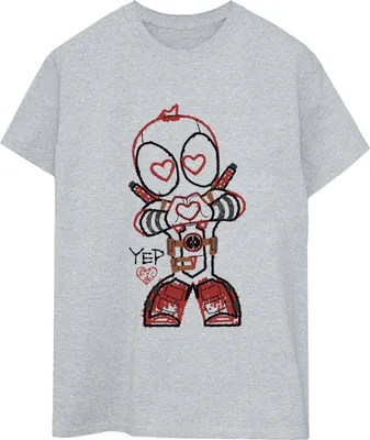Produktbild von Marvel - T-Shirt für Damen BI21071 (XXL) (Grau)