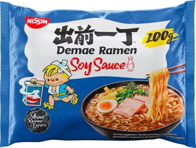 Immagine prodotto di Nissin Instant Noodles Salsa di soia confezione da 30 (30 x 100 g) Piatto asiatico a base di noodle