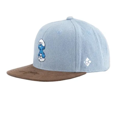 Produktbild von Bavarian Caps Uni Snapback , Die Schlümpfe Muffi - Hellblau