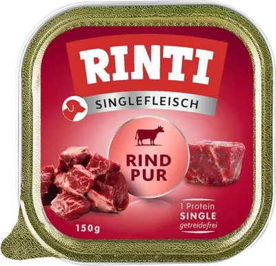 Produktbild von Rinti - Singlefleisch 10x150g  |  Rind Pur