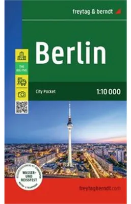 Immagine prodotto di freytag & berndt: Mappa del centro di Berlino, scala 1:10.000