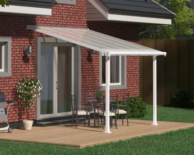 Produktbild von Terrassenüberdachung Palram – Canopia Olympia 3x3 307 x 295 cm weiß