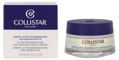 Produktbild von Collistar Crema Ultra-Rigenerante Antirughe Notte,, Nachtcreme, Frauen, Jeder Hauttyp, Gesicht, Anti-Falten, Feuchtigkeitsspendend, Nährend, Glättend, 50 ml