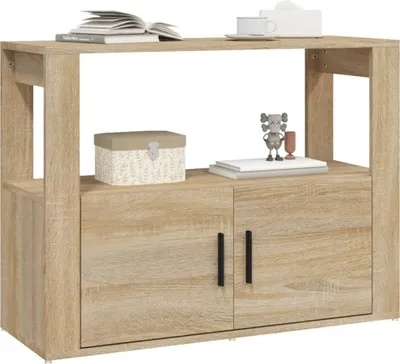 Zdjęcie produktu dla vidaXL Kredens dąb sonoma 80x30x60 cm materiał drewnopochodny