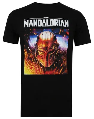 Produktbild von Star Wars: The Mandalorian - T-Shirt für Herren, Baumwolle TV467 (S) (Schwarz)
