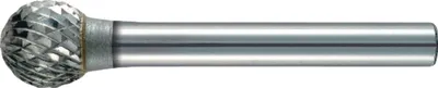 Produktbild von Frsstift KUD 6 mm Kopflnge 5 mm Schaft- 3 mm Hartmetall Verzahnung Kreuz