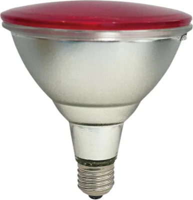 Produktbild von LED Leuchtmittel PAR38 Glas Reflektor IP65 15W = 75W E27 260lm Rot 90°