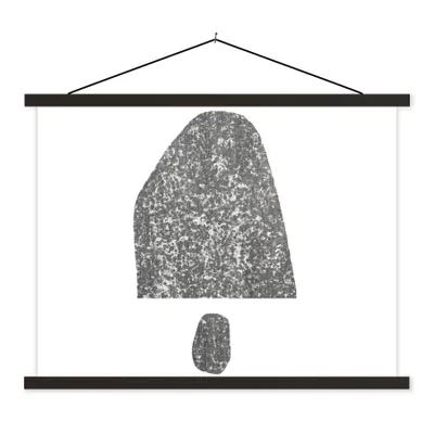 Produktbild von MuchoWow® Textilposter Minimalismus - Abstrakt - Design 120x90 cm mit schwarzem Rahmen - Aufhänger für Poster