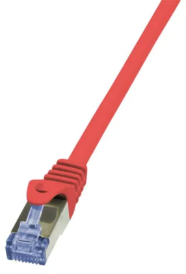 Produktbild von LogiLink Patchkabel Kat. 6A S/FTP 1,0 m rot